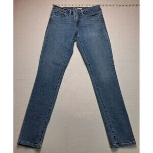 Levi's 311 Shaping Skinny Womens Jeans Size 27 Blue Stretch Mid Rise